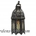 Bungalow Rose Ulloa Glass and Metal Lantern BNGL2118